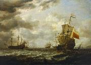 Simon de Vlieger The Brederode off Hellevoetsluis oil painting artist